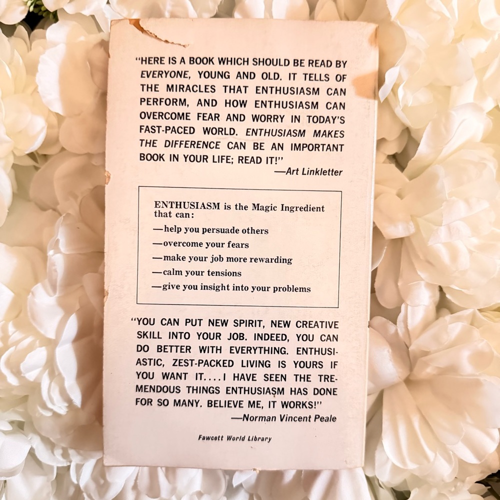 📕 Vintage Enthusiasm Makes the Difference – Norman Vincent Peale - Picture 2 of 8